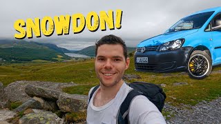 SNOWDONIA Trip In Our Volkswagen Caddy Maxi Camper | Hiking Mount Snowdon