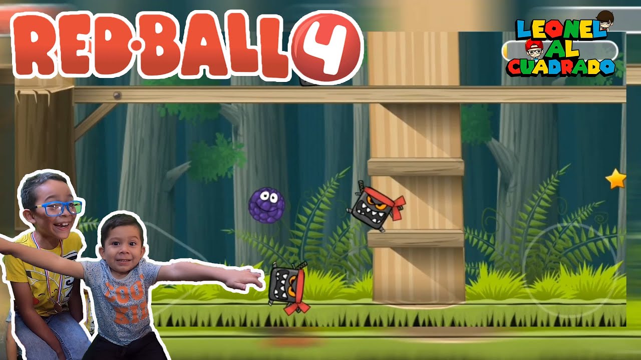 Bosque Profundo | Nivel 16 al 25 | Bolita Roja 4 | Red Ball | Juegos Para Niños | Leonel al Cuadrado