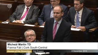 Motion of Confidence in Government - Speech by Fianna Fáil Leader Micheál Martin