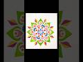 Easy Mandala #easymandaladesign#mandalaforbegginers#stencilart#school homework#watercolorart#shorts