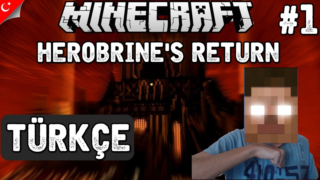 Minecraft Türkçe Herobrine's Return | Adventure Map | Bölüm 1 - YouTube