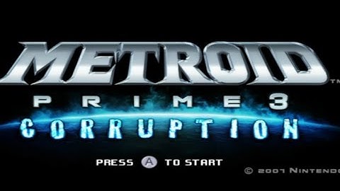 Metroid Prime 3: Corruption Title Screen + Title Intro ~