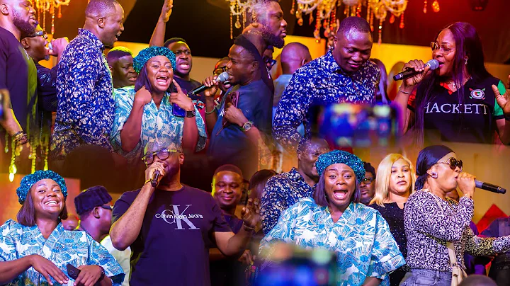 BIDEMI OLAOBA ADEYINKA ALASEYORI ELIJAH DANIEL BEEJAY SAX LAOLU GBENJO and others on stage BIG B @50