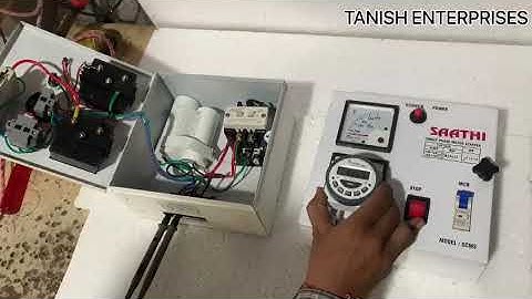 Timer connection with Submersible Pump starter