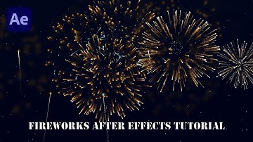 Create realistic Fireworks Particles in After Effects - Tutorial
