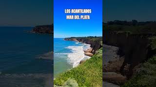 Donde el mar besa la tierra 🌊 | #Acantilados de #mardelplata #argentina