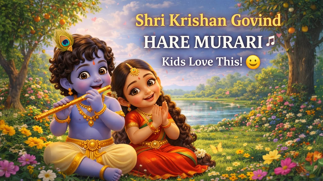 Shri Krishan Govind Hare Murari | This Made Kids Smile Instantly