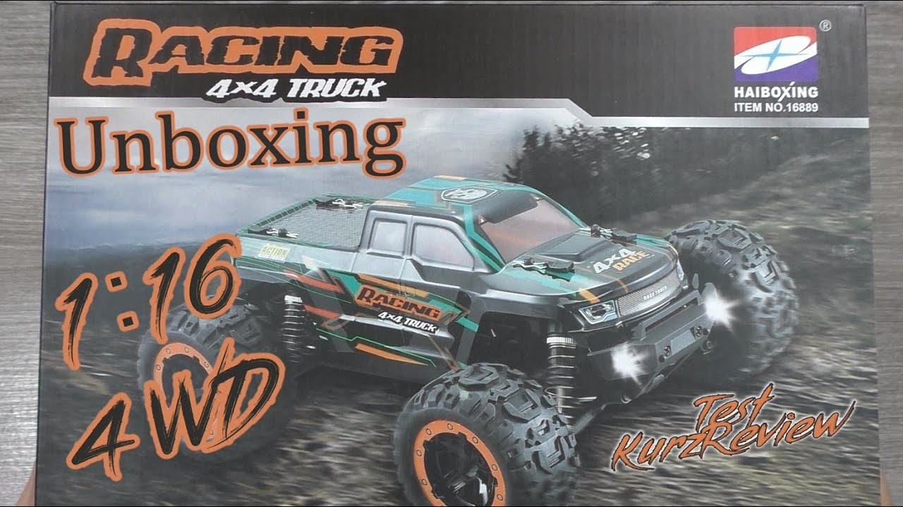 Haiboxing 4x4 Truck 1/16スケール HAIBOXING 1:16 Scale 4WD Race Truck 36+KM/H High Speed 16889