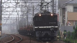 EF64 1001 チキ EF65 2050ムド 6794レ他 2016.9.24