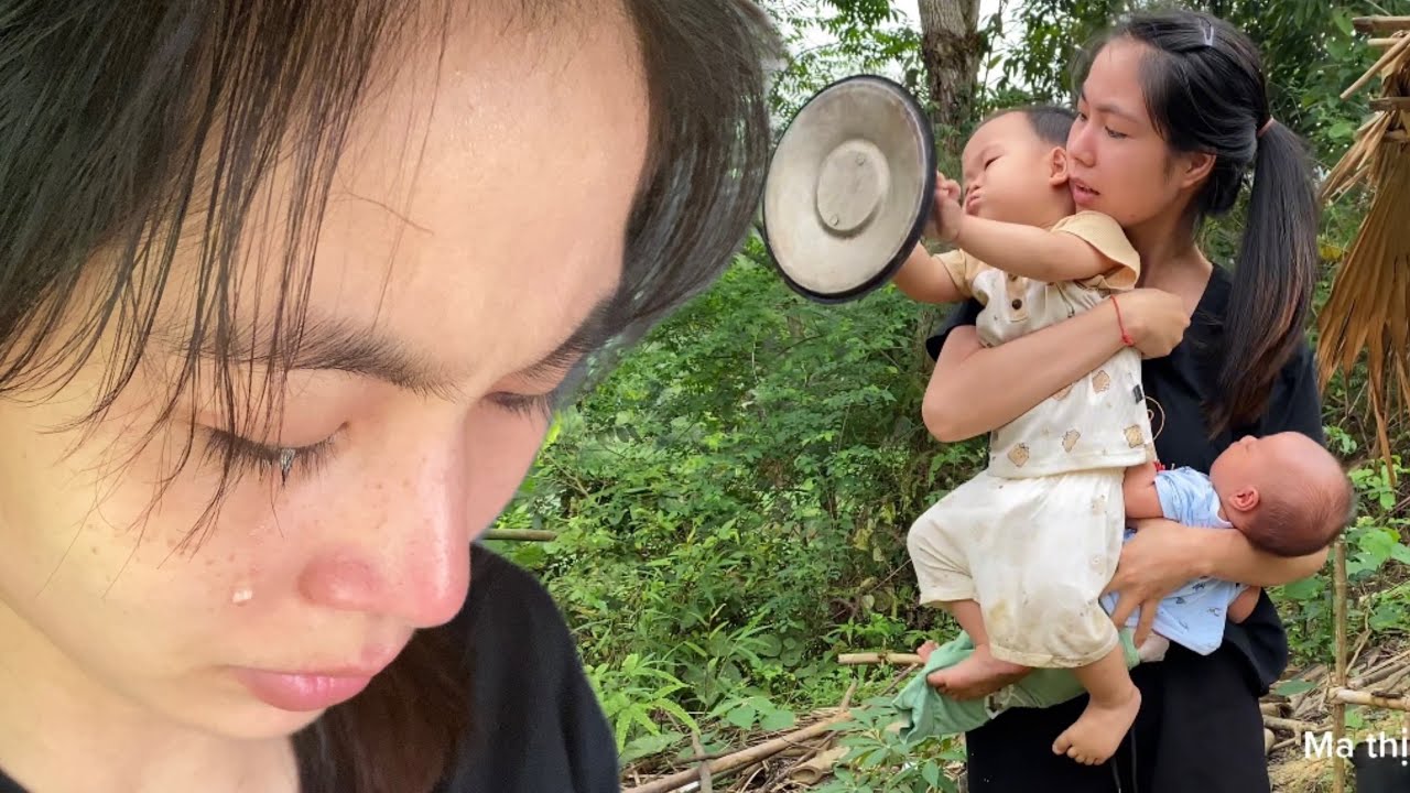 Single mothers face difficulties and pressure when raising two small children