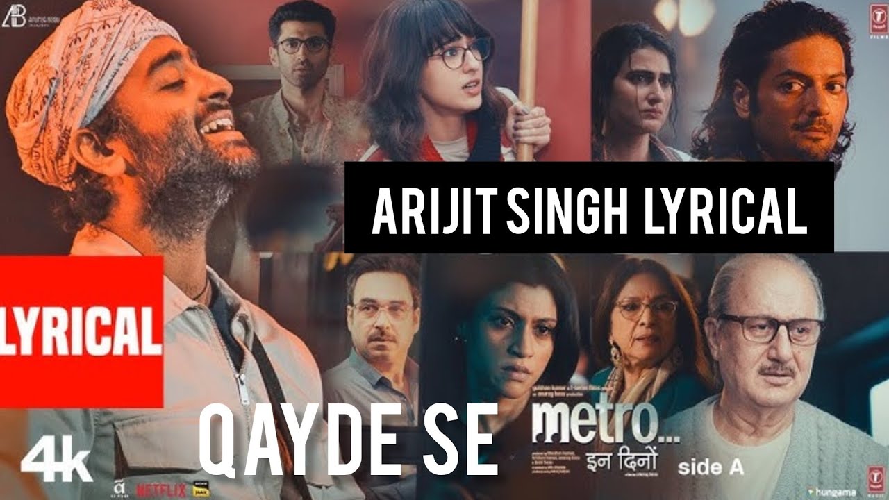 Qayde Se (LYRICS) - Arijit Singh | Metro In Dino | Dil Jala Ke Muskurane