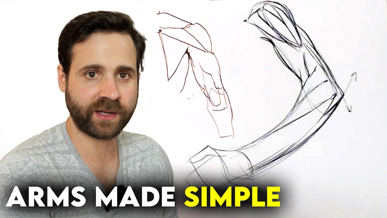 The Easiest Way to Draw Arms (Start With a Tube)