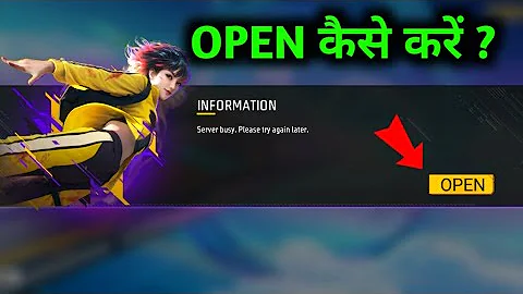 3 Step se Server Busy Please Try Again Later Problem Solved 😲 Free Fire