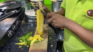 CHEESE CORN PARATHA | LOADED WITH GHEE | INDIAN STREET FOOD | @ RS.300/-
