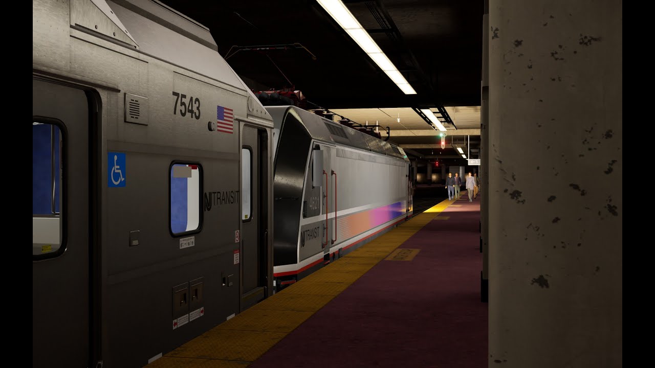 NJT Train 3243 (Train Sim World 6) - YouTube