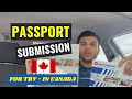 How to send passport for canada visa stamping trv from inside canada  passport submission  