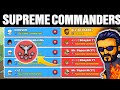 All Supreme Commanders In One Match Mini Militia Funny Gameplay 