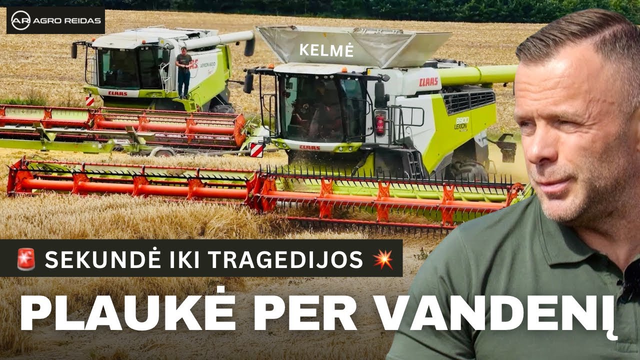Sulaužė skirtuvus. Kaip pirko naudotą kombainą? Trys kombainai viename lauke || AGRO REIDAS