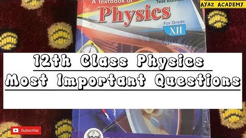 Belangrijkste vragen natuurkunde 12e klas 2023 | Gokopdracht natuurkunde 2e jaar 2023