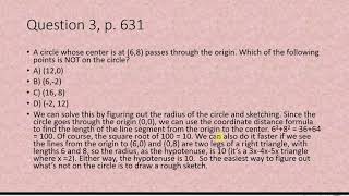 Barron's Chapter 6 N Coordinate Geometry