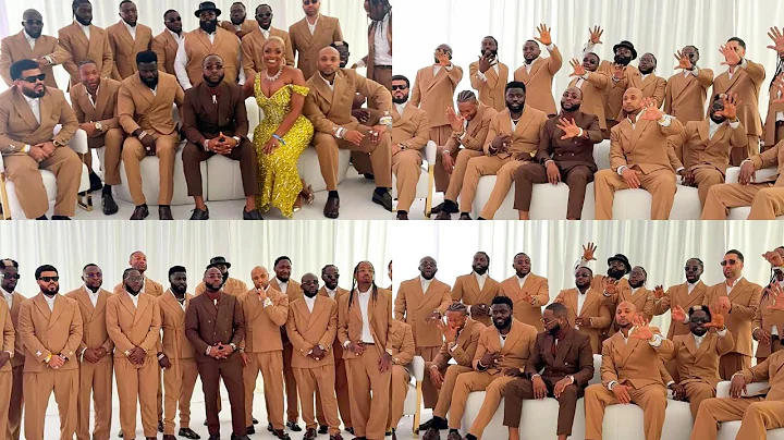 Davido and Chioma Wedding groomsmen #chivido2025 