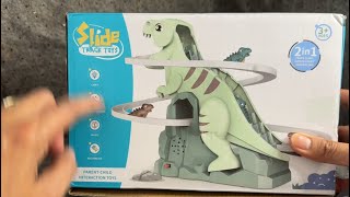 [ASMR] Unboxing & Assembled Slide Track Toys screenshot 5