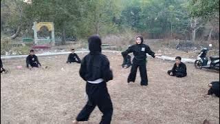 sambung PersaudaraaN antara  siswa hijau PSHT dan Srikandi PSHT 🐜 #psht #pshtpusatmadiun