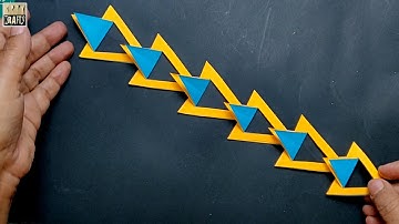 TRIANGULAR Design for Bulletin Board Border | Student-Teacher Activity | DIY