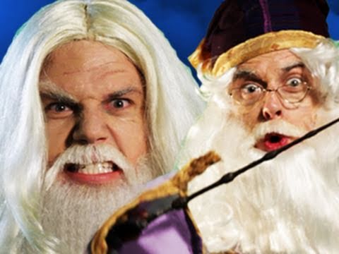 Gandalf vs Dumbledore.  Epic Rap Battles of History #11