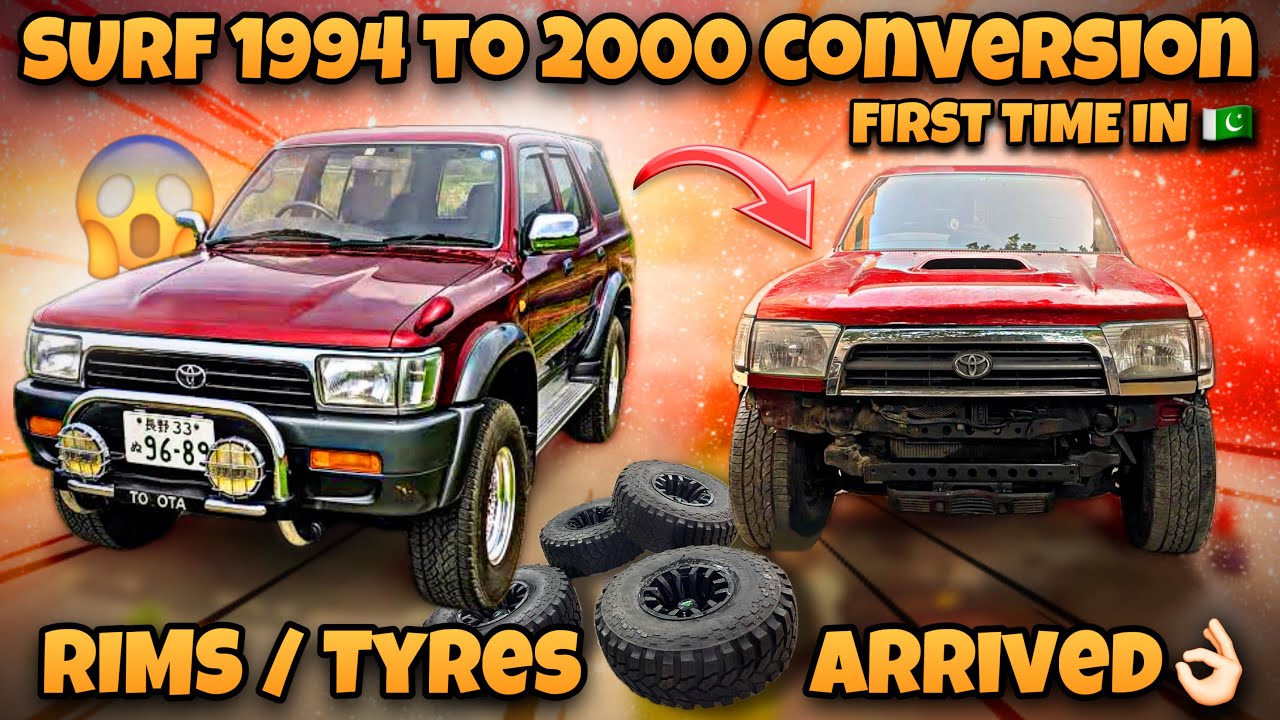 Pakistan’s First Toyota Surf 1994 To 2000 Converison 😱🔥 Ft New Wheels Arrived ❤️