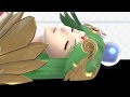 Palutena Unconscious Animation SSBU 