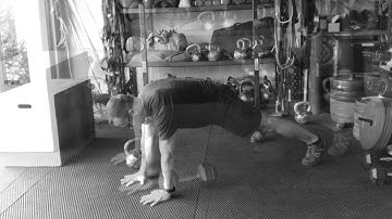 KB/DB Plank Pass Through