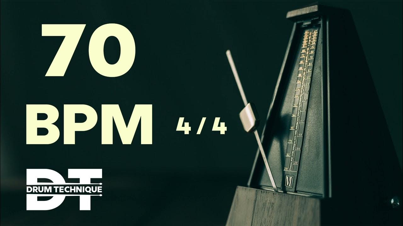 70 BPM ONLINE METRONOME 4/4 cowbell sound meditation relaxing study YouTube