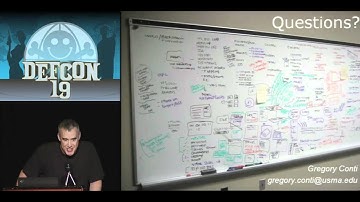 DEF CON 19 Hacking Conference Presentation By   Greg Conti   The Art and Science of Security Research   Video clip3