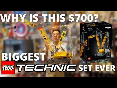 Why is this $700? LEGO Technic Liebherr Crawler Crane LR 13000 REVIEW (42146)