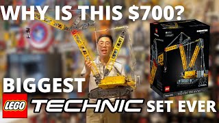 Why is this $700? LEGO Technic Liebherr Crawler Crane LR 13000 REVIEW (42146)