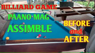How to install billiard game{visaya and tagalog vlog}