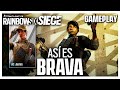 ASÍ es BRAVA + ARMAMENTO en COMMANDING FORCE | Caramelo Rainbow Six Siege Gameplay Español