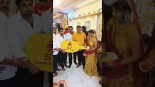 #🤗sv home builders ki team ki taraf se key ceremony #🤗