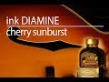 Inchiostro Diamine Cherry Sunburst - ink test review