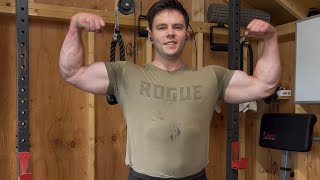 405 pound bench press journey, episode six. 225 pounds for 12 reps. ￼