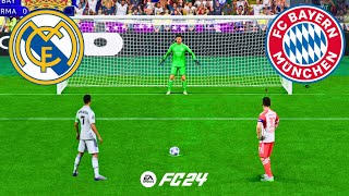 BAYERN MUNICH VS REAL MADRID ! FIFA 24 PENALTY SHOOTOUT ! UCL FINAL ! RONALDO VS MESSI