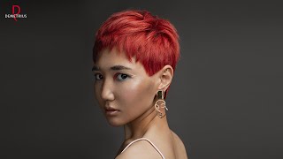 PIXIE CUT TUTORIAL | WOMEN'S HAIRCUT FOR SHORT HAIR | DEMETRIUS TECHNIQUE | ENG SUBS