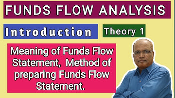 Cost Control and Management Accounting II Funds Flow Analysis II Theory II Part 1 II Khans Commerce