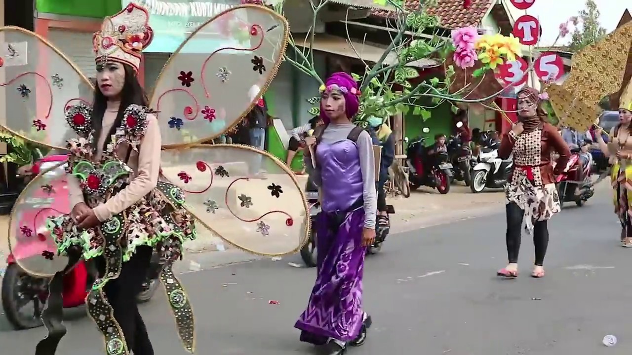 Unik dan Meriah Karnaval Desa Jambu Barat Kecamatan Mlonggo Jepara Part 1