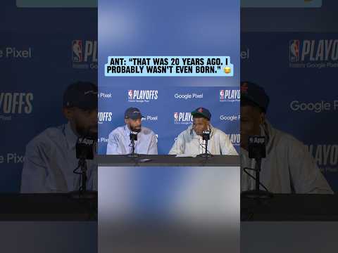 Ant on the Timberwolves winning a 2nd round game for the first time in 20 years 😅