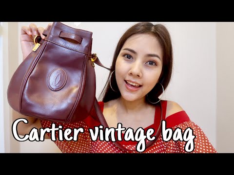 รีวิวกระเป๋า Cartier Vintage bag รุ่นหายาก | Cherry zaza🍒