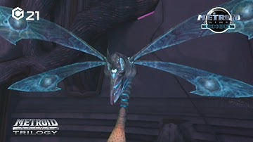 Metroid Prime Trilogy: Metroid Prime 2: Echoes (HD) (Part 21) - Chykka ( - Larva / - Adult)