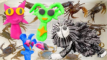 Kem Ốc Chanel cứu con cá, con cua, con mèo thoát khỏi quái vật Yarnaby Poppy Playtime và Sprunki.