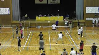 20190908 くまもんvsリコピン1 男子ダブルス 試合番号2